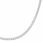 92.5% Sterling Silver Cube Chain - 4MM